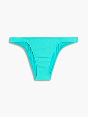 VIX PAULA HERMANNY - Milano ribbed jersey bikini briefs Turquoise - SMALL